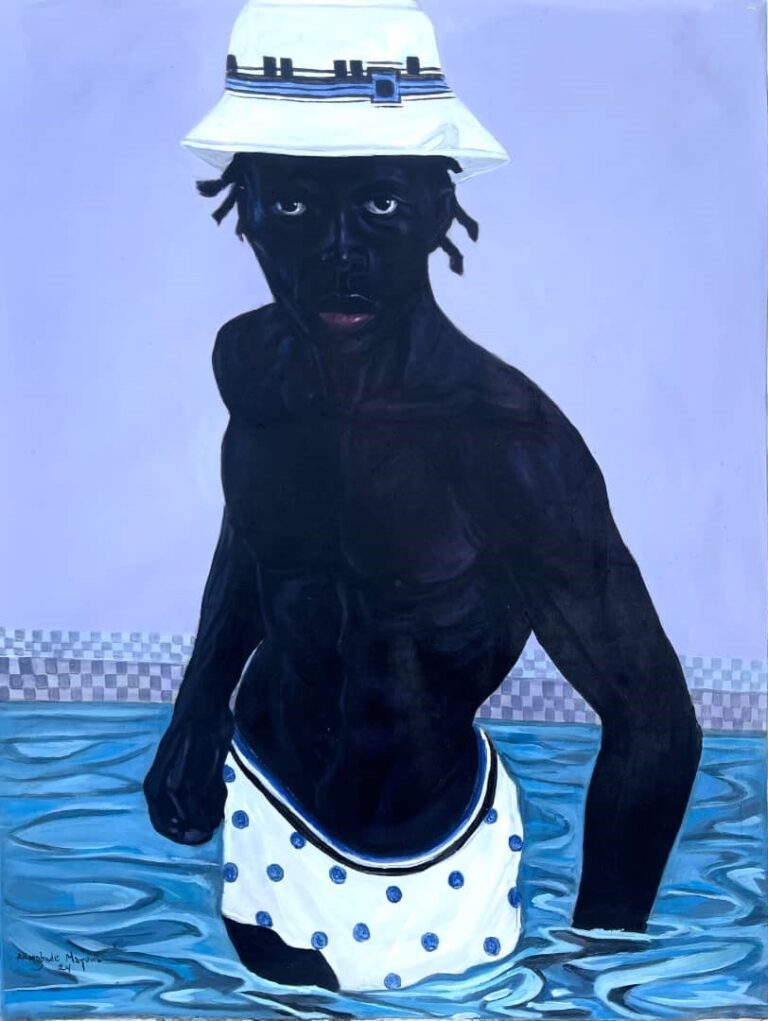 Man in a pool