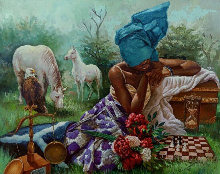 Checkered Stage and The Maiden in distress