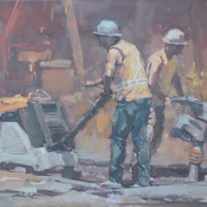 One evening in October