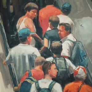 At the station